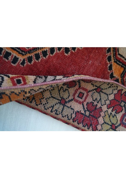 53X53 cm El Dokuma Küçük Boy Kapı Önü Kilim Harika Kondisyonlu Kilim