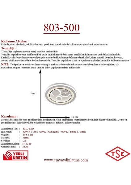 803-50 Plofonyer LED Avize