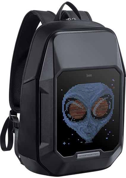 Pixoo Cyberbag Siyah Piksel LED Ekranlı Sırt Çantası