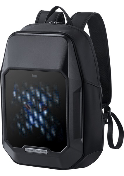 Pixoo Cyberbag Siyah Piksel LED Ekranlı Sırt Çantası