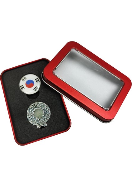 Ş ile Golf Işaretleyici Anti Pas Profesyonel Hediye Malzemeleri Kırmızı (Yurt Dışından)