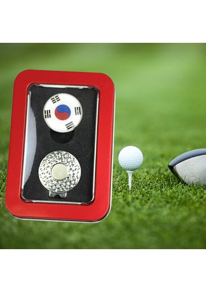 Ş ile Golf Işaretleyici Anti Pas Profesyonel Hediye Malzemeleri Kırmızı (Yurt Dışından) modelleri