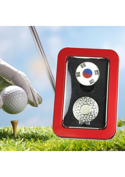 Ş ile Golf Işaretleyici Anti Pas Profesyonel Hediye Malzemeleri Kırmızı (Yurt Dışından) fırsatları