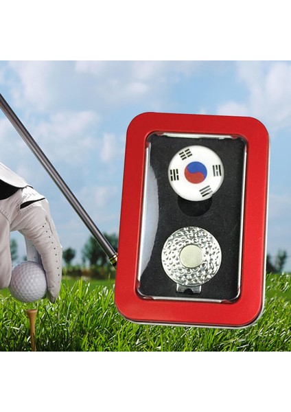 Ş ile Golf Işaretleyici Anti Pas Profesyonel Hediye Malzemeleri Kırmızı (Yurt Dışından) indirimleri