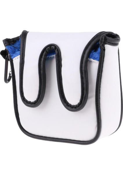 Mallet Putter Için Evrensel Pu Golf Başlığı Baş Örtüsü, Mavi (Yurt Dışından)
