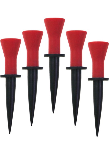 5x Kauçuk Golf Tees Golf Topu Tee Tutucu Oyuncu Golfçü Hediye Step Up Golf Tees Kırmızı Yükseklik 5.8 cm (Yurt Dışından) fiyatları