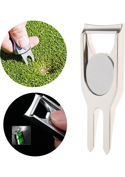 Taşınabilir Metal Golf I Işaretleyici Çok Fonksiyonlu Temizleyici Altın (Yurt Dışından) fırsatları
