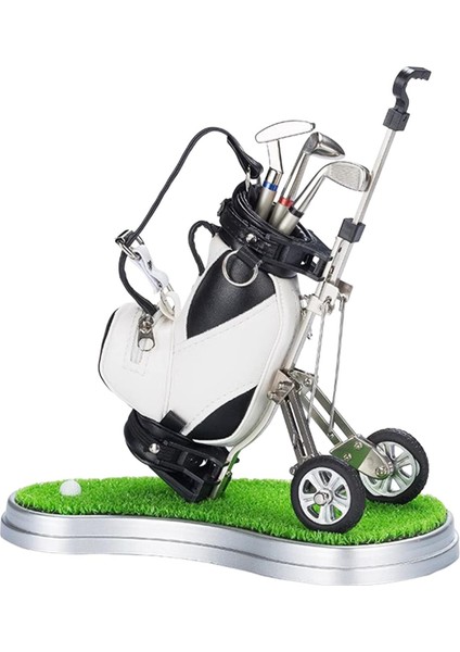 Mini Golf Golf Çantası Arabalı Dekoratif (Yurt Dışından)
