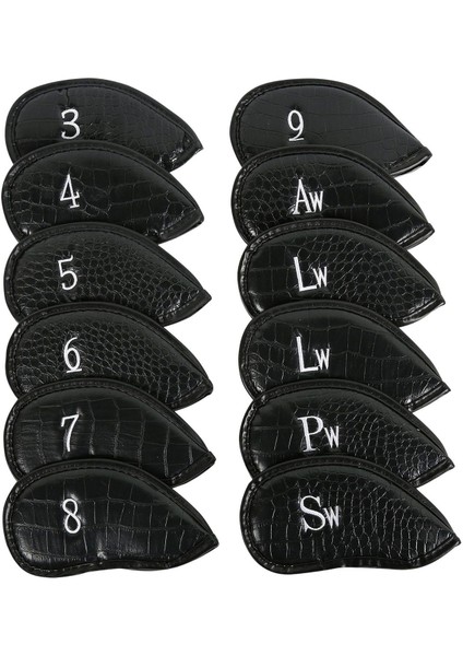 Golf Kulüpleri Için 12 Paket Golf Demir Kapakları Golf Aksesuarları Koruma Kapakları (Yurt Dışından)