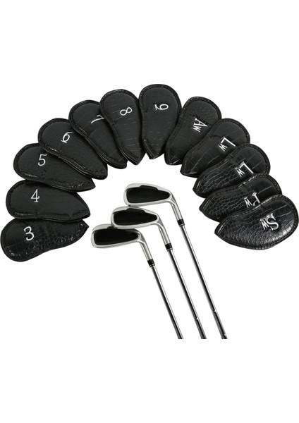 Golf Kulüpleri Için 12 Paket Golf Demir Kapakları Golf Aksesuarları Koruma Kapakları (Yurt Dışından) modelleri