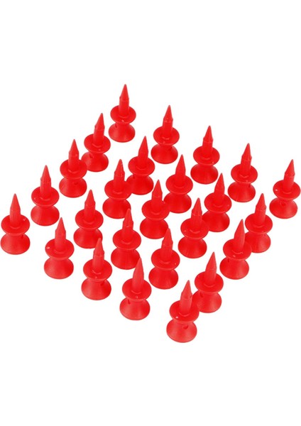 25 Golf Tees Golf Sürüş Iğı Mat I Kırmızı (Yurt Dışından)