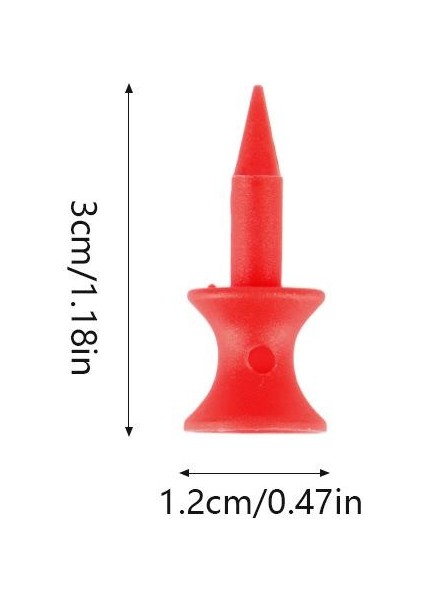 25 Golf Tees Golf Sürüş Iğı Mat I Kırmızı (Yurt Dışından) modelleri