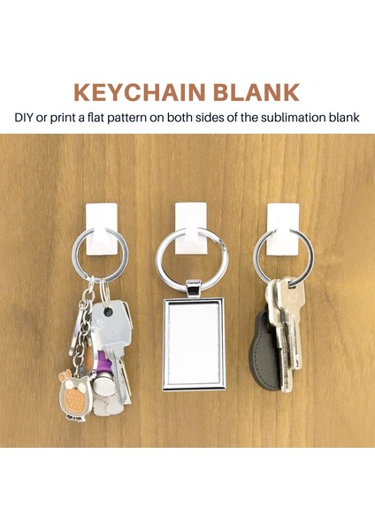 12 Adet Süblimasyon Boş Anahtarlık Dikdörtgen Metal Isı Transfer Anahtarlık Dıy El Sanatları Malzemeleri Için Boş Anahtar Yüzükler (Yurt Dışından) fiyatları
