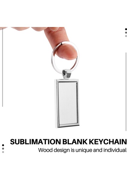 12 Adet Süblimasyon Boş Anahtarlık Dikdörtgen Metal Isı Transfer Anahtarlık Dıy El Sanatları Malzemeleri Için Boş Anahtar Yüzükler (Yurt Dışından) modelleri