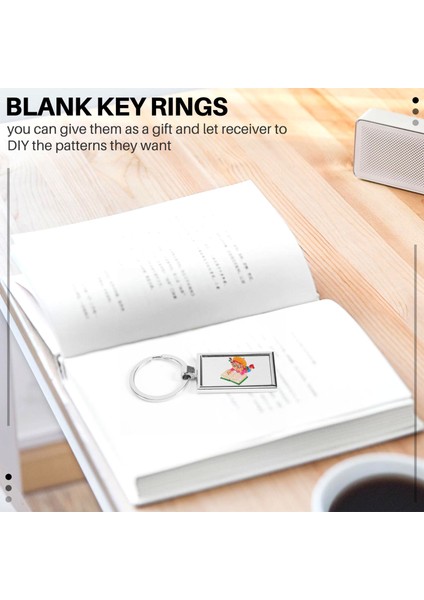 12 Adet Süblimasyon Boş Anahtarlık Dikdörtgen Metal Isı Transfer Anahtarlık Dıy El Sanatları Malzemeleri Için Boş Anahtar Yüzükler (Yurt Dışından) fırsatları