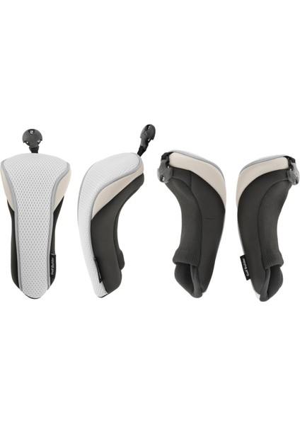 4x Naylon Golf Hibrit Baş Örtüleri Değiştirilebilir No. Gri (Yurt Dışından)