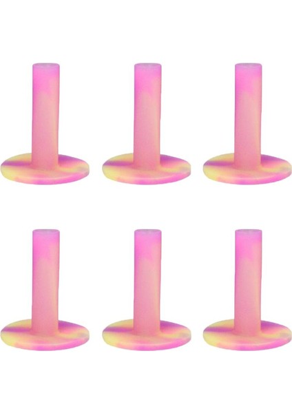 6pcs Kauçuk Golf Tees Golf Ball Tee Uygulama ve Sürüşığı Paspasları 2.1 2.6 65MM (Yurt Dışından) indirimleri