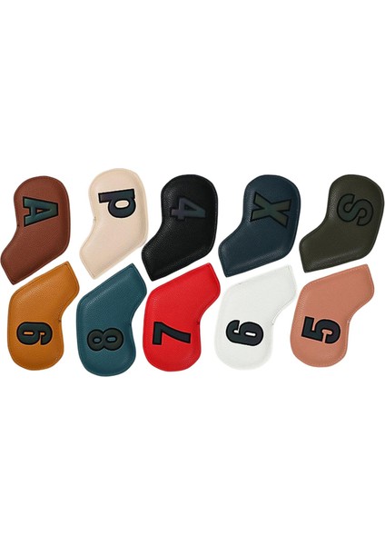 10 Adet Pu Golf Demir Başörtüsü Koruma Kılıfı Ekipman Aksesuarları Spor (Yurt Dışından) fiyatları