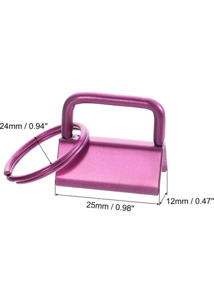 Çanta Dokuma Için Anahtarlık Halkaları Ile 20PCS Anahtarlık Donanımı (Yurt Dışından) fiyatları