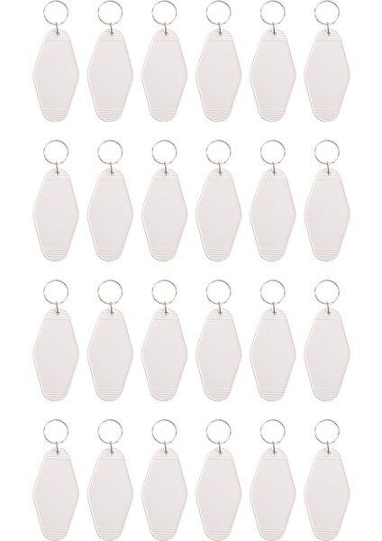 24 Adet Vintage Motel Anahtarlık Dıy Boş Otel Anahtarlıklar Isı Transferi Boş Anahtarlıklar Toplu Süblimasyon (Beyaz) (Yurt Dışından) fiyatları