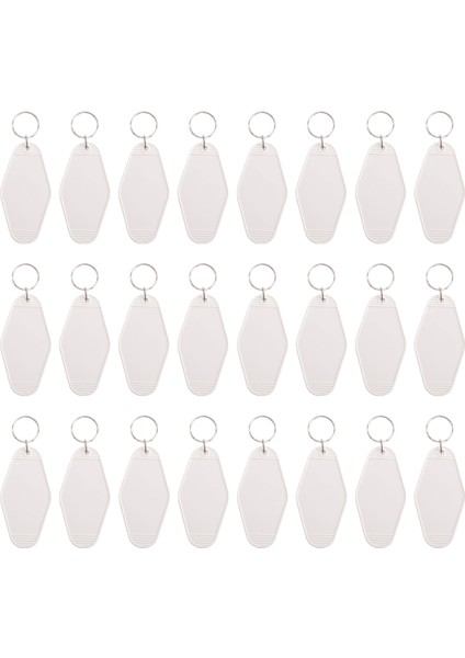 24 Adet Vintage Motel Anahtarlık Dıy Boş Otel Anahtarlıklar Isı Transferi Boş Anahtarlıklar Toplu Süblimasyon (Beyaz) (Yurt Dışından) modelleri