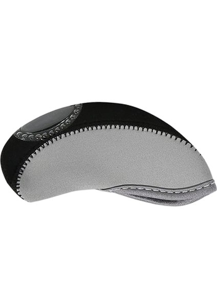 Golf Demir Headcover, Golf Grey Siyah Için Açık Pencere Koruyucu Kılıf Anti Scratch ile (Yurt Dışından)