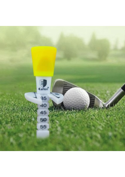 Golf Tee Ayarlanabilir Yükseklik Iç Dış Sarı Için Doğğırır (Yurt Dışından)