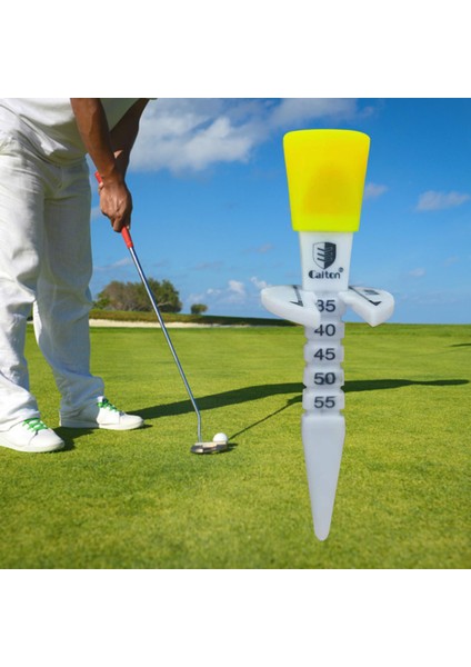 Golf Tee Ayarlanabilir Yükseklik Iç Dış Sarı Için Doğğırır (Yurt Dışından)
