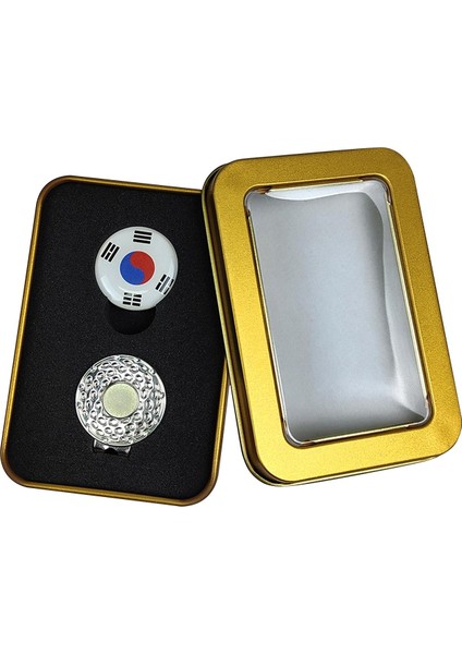 Ş ile Golf Işaretleyici Anti Pas Profesyonel Hediye Malzemeleri Altın (Yurt Dışından)