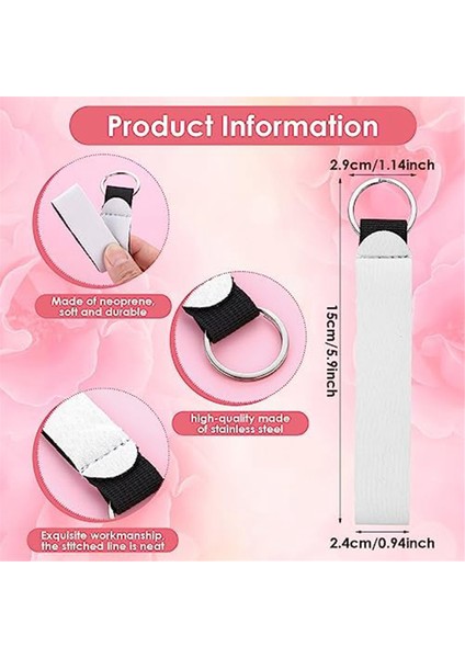 20'li Paket Boş Anahtarlık Süblimasyon Boşlukları Neopren Anahtarlık Boşlukları Süblimasyon Bilezik Kolye Boşlukları Anahtarlık Ile (Yurt Dışından) modelleri