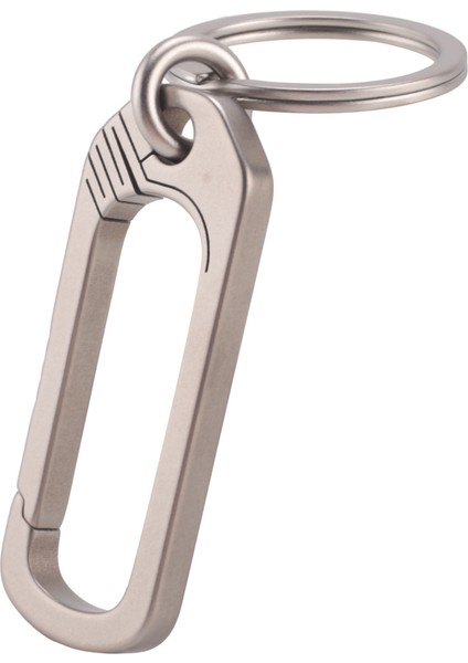 Titanyum Toka Anahtarlık Titanyum Alaşımlı Sadelik Tokaları Kamp Aksesuarları Açık Cep Aracı (Yurt Dışından)