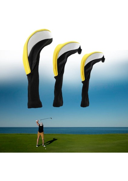 Golf Kulübü Baş Kapakları Ahşap Hibrit Fairway Sarı Için Baş Örtüleri (Yurt Dışından) fiyatları
