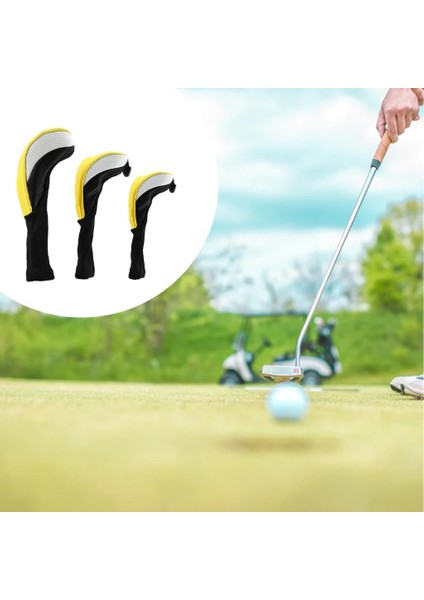 Golf Kulübü Baş Kapakları Ahşap Hibrit Fairway Sarı Için Baş Örtüleri (Yurt Dışından) modelleri