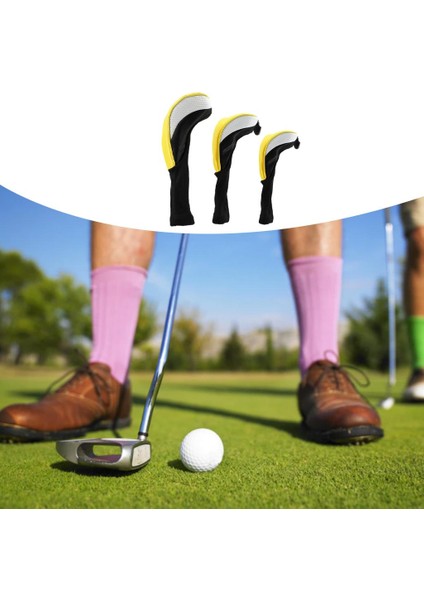 Golf Kulübü Baş Kapakları Ahşap Hibrit Fairway Sarı Için Baş Örtüleri (Yurt Dışından) fırsatları