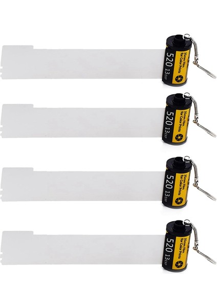 Süblimasyon Bellek Film Rulosu Anahtarlık, Çift Taraflı Süblimasyon Boş Kamera Film Rulosu Teneke Kutu Anahtarlık (Yurt Dışından)