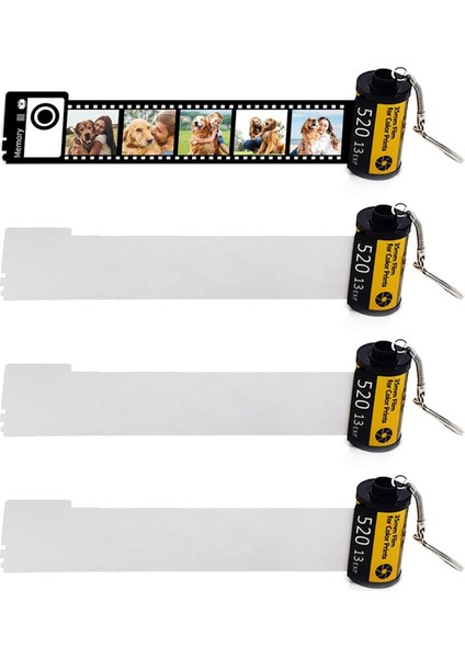 Süblimasyon Bellek Film Rulosu Anahtarlık, Çift Taraflı Süblimasyon Boş Kamera Film Rulosu Teneke Kutu Anahtarlık (Yurt Dışından) fiyatları