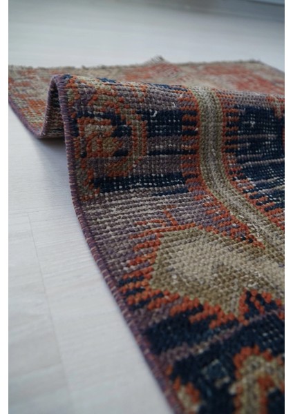 58X61 cm El Dokuma Boho Stili Küçük Boy Nostaljik Türk Kilimi fırsatları