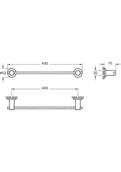 Ilia A44164 Uzun Havluluk, Krom