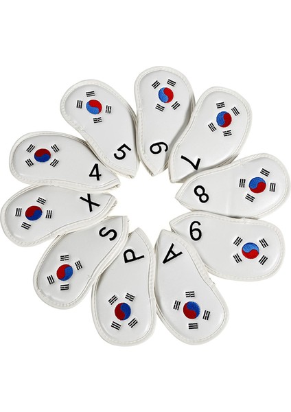 Golf Kulüpleri Için 10 Adet Demir Başlıklar Taşınabilir Golf Kulübü Başkanı Ütüler Kapakları (Yurt Dışından) fırsatları