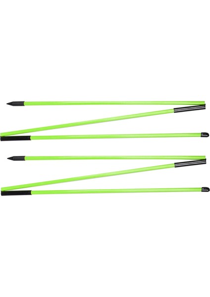 2x Golf Swing Trainer Katlanabilir 48 Inç Golf Hizalama Çubukları Yeşil (Yurt Dışından) fiyatları
