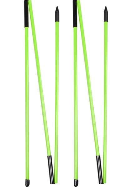 2x Golf Swing Trainer Katlanabilir 48 Inç Golf Hizalama Çubukları Yeşil (Yurt Dışından) fırsatları
