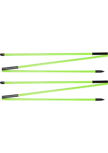 2x Golf Swing Trainer Katlanabilir 48 Inç Golf Hizalama Çubukları Yeşil (Yurt Dışından) indirimleri