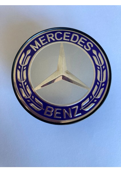 Mercedes-Benz Jant Göbeği 70MM-75MM Gri-Mavi Yeni Model