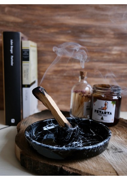 Siyah Püskürtme Palo Santo Tutucu Sarma Tütsülük fiyatları