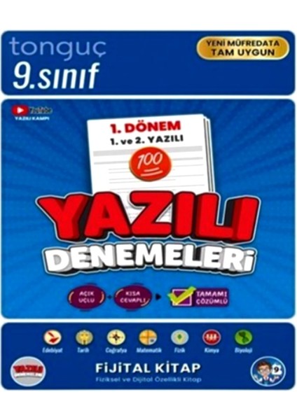 Tonguç 9.sınıf Yazılı Denemeleri 1.dönem