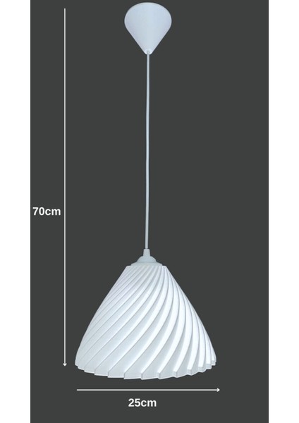 Origami Beyaz Avize Yatak Odası, Mutfak, Oturma Odası Tasarım Tekli Sarkıt Avize (Plastik) fırsatları