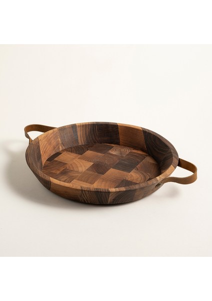 Balgat Ahşap Tepsi 31X31X5 cm Natural