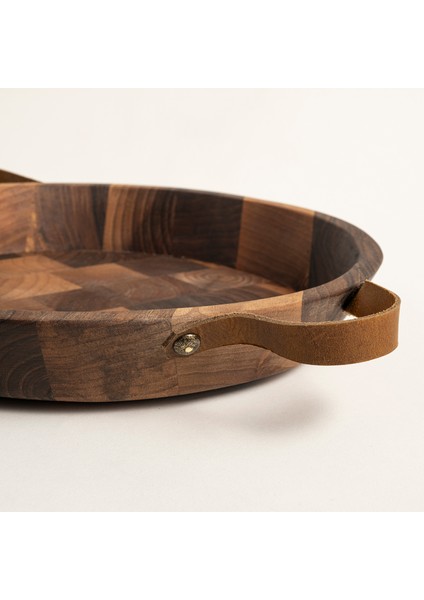 Balgat Ahşap Tepsi 31X31X5 cm Natural fırsatları