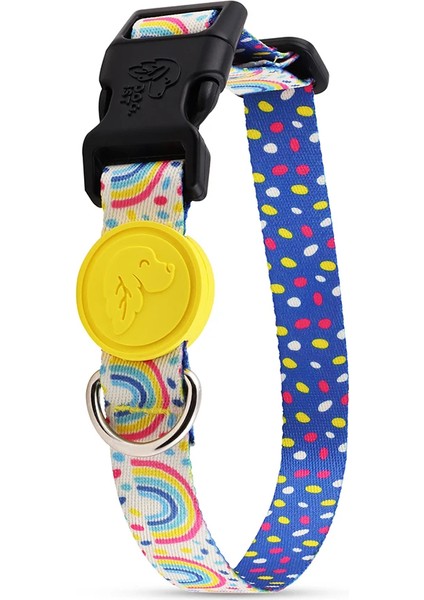 Dog.ist Rainbow Dash Premium Sürdürülebilir Küçük ve Büyük Irk Köpek Boyun Tasması