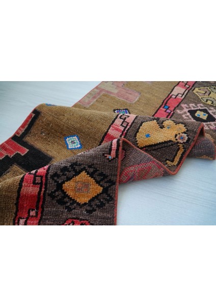 46X126 Cm yıkanabilir Küçük Boy Ender Desenli Nostaljik Kilim fırsatları